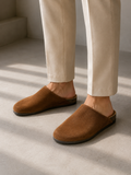 Leather slipper