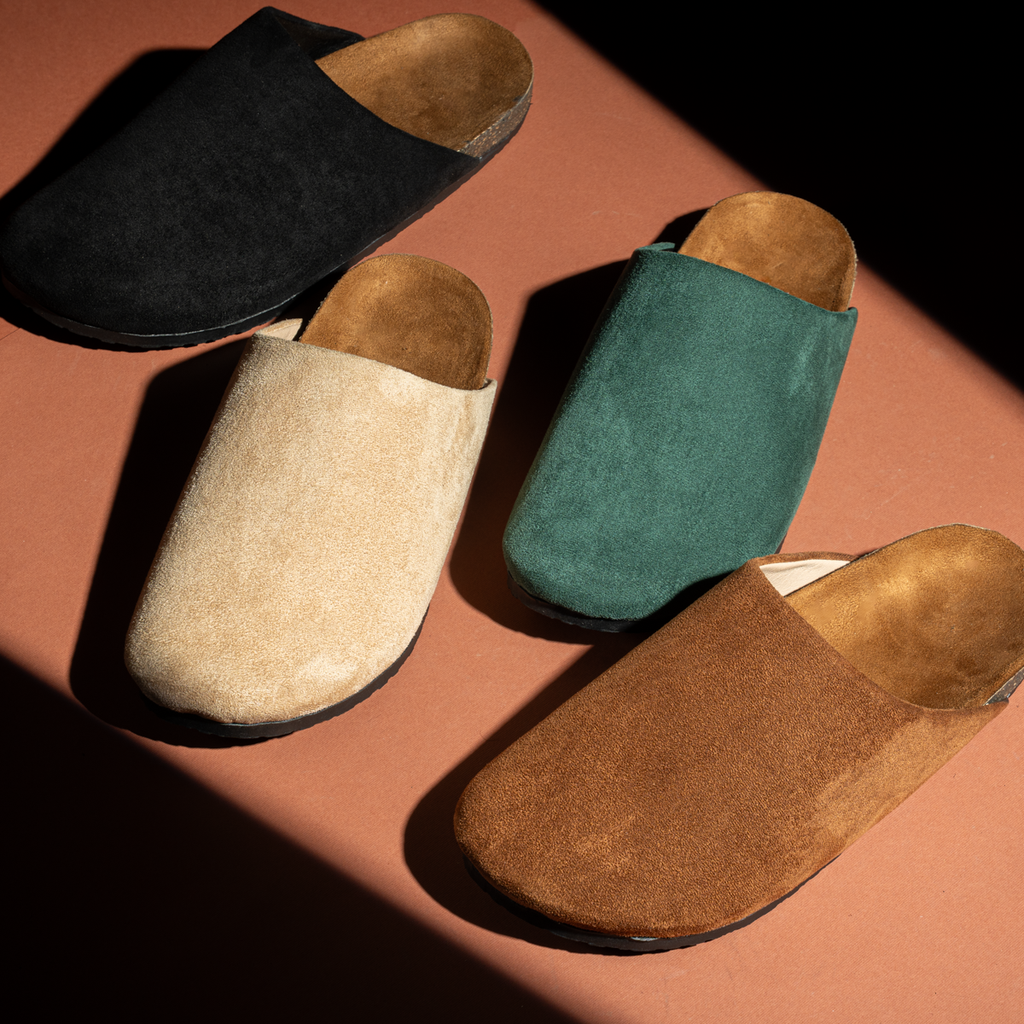 Leather slipper